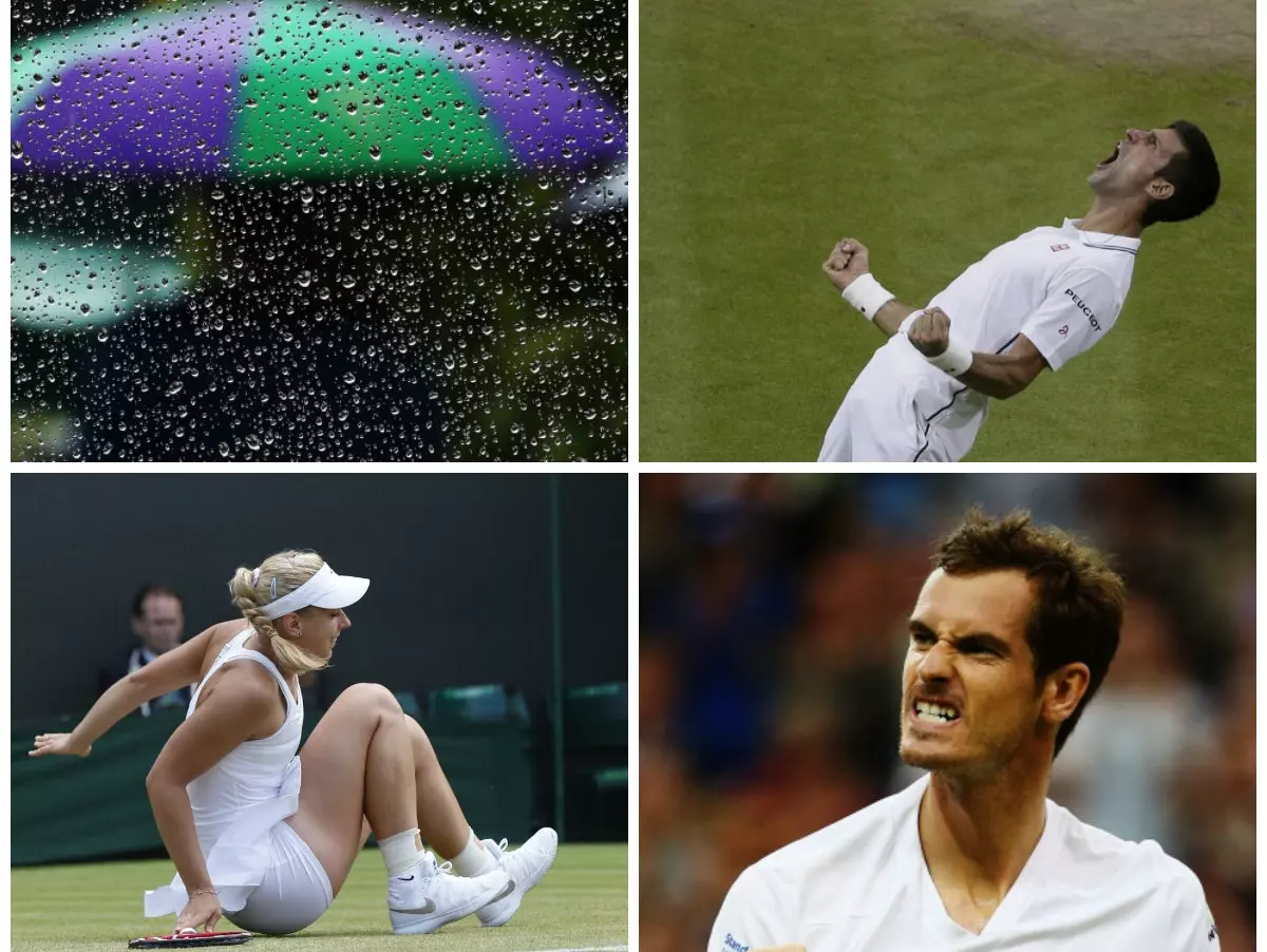 Let us take at the best pictures from day 7 of the Wimbledon 2014 played at All England Club.