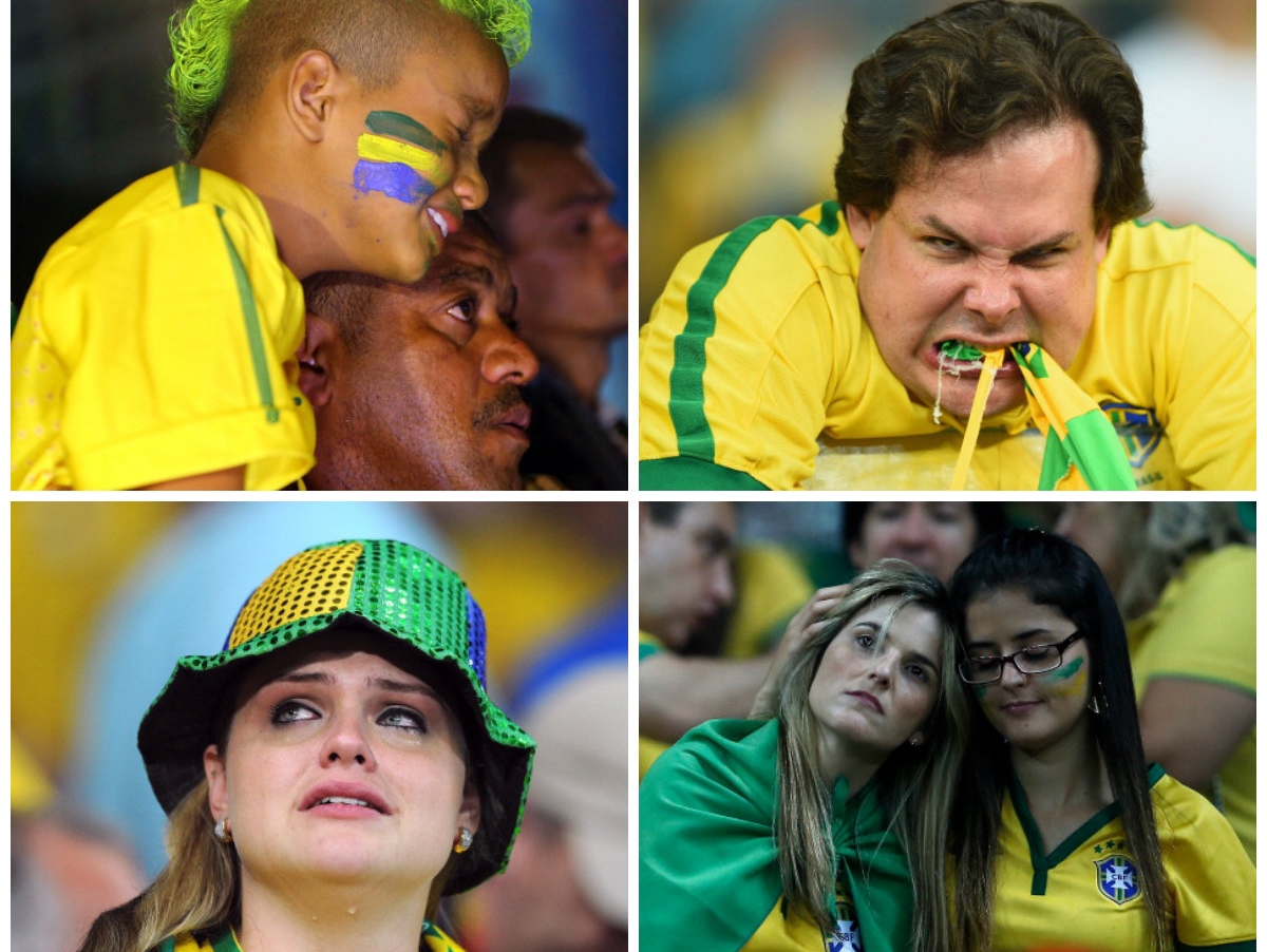 Stunned Brazil Fans In Tears After Loss