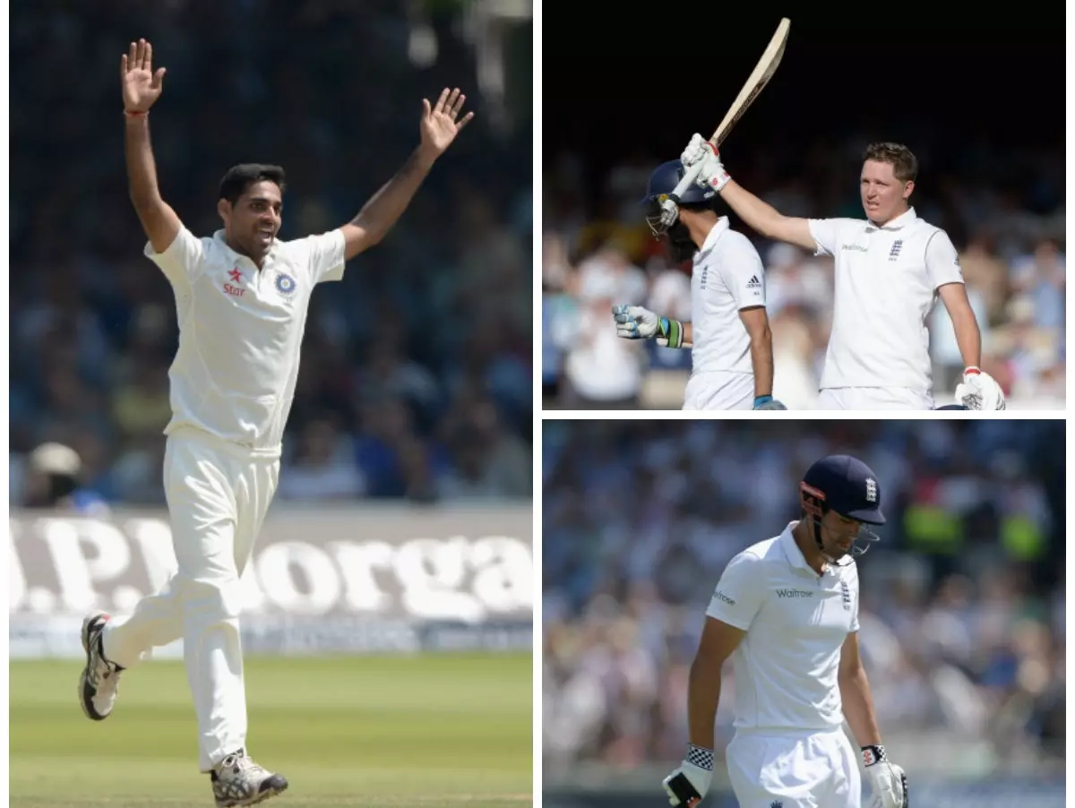 England finished day 2 at 219 for 6 after India were bowled out for 295 at Lord's.