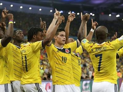 PICS: Colombia Beat Uruguay 2-0