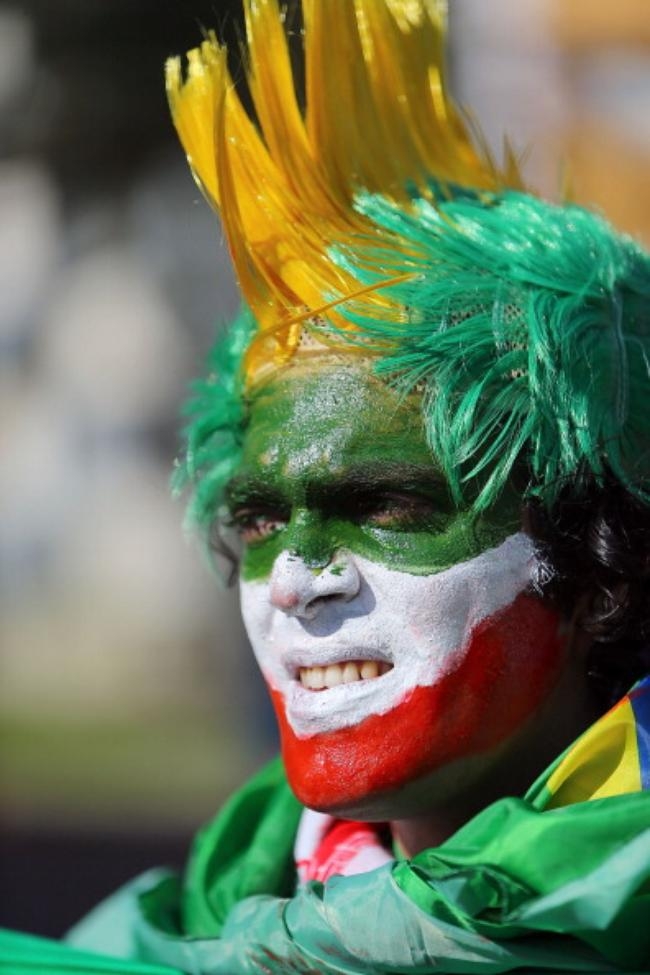 Fifa World Cup 2014 Fans With Face Paint