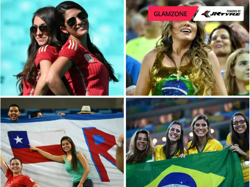 In PICS: Female Fans @ FIFA World Cup 2014
