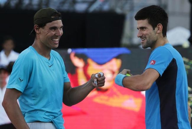 PICS: It's Rafa V Novak Final In Miami