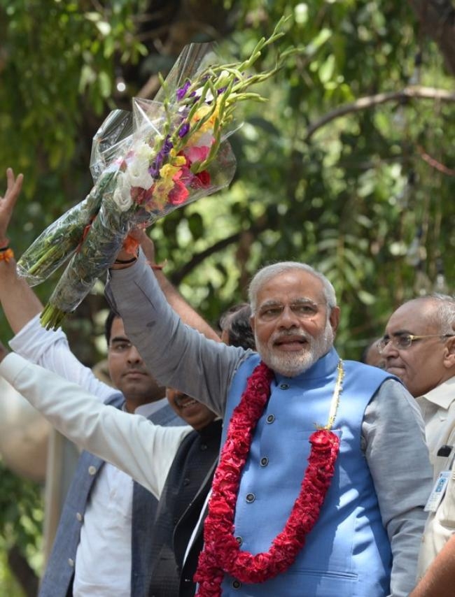 Narendra Modi's Victory March In New Delhi Narendra Modi's Victory March In New Delhi