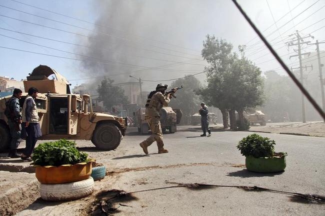 Gunmen Attack Indian Consulate: PICS