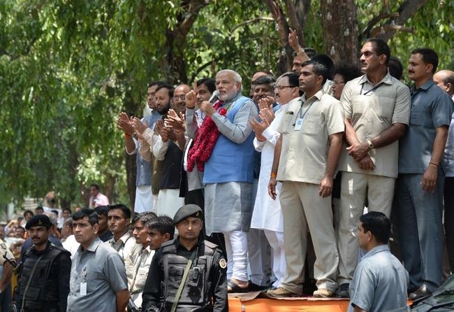 Narendra Modi's Victory March In New Delhi Narendra Modi's Victory March In New Delhi