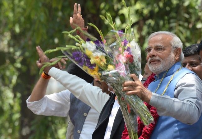 Narendra Modi's Victory March In New Delhi Narendra Modi's Victory March In New Delhi