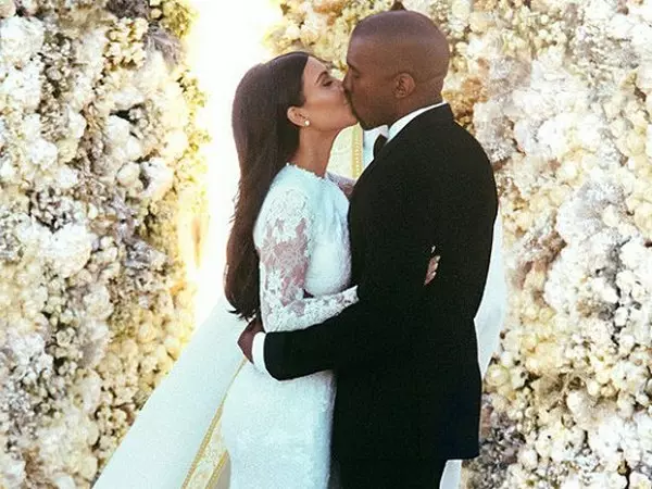 Kanye West Kim Kardashian wedding