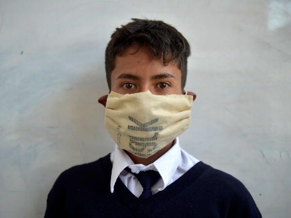 Plastic bottle mask - The unusual masks people are using to beat COVID-19