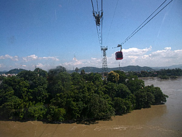 India's Longest River Ropeway Inaugurated In Guwahati