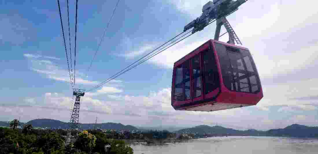 India's Longest River Ropeway Inaugurated In Guwahati