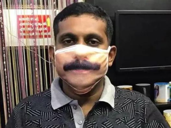 Indiatimes Face Printed Mask