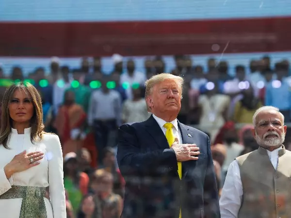 Donald Trump and family visit in india