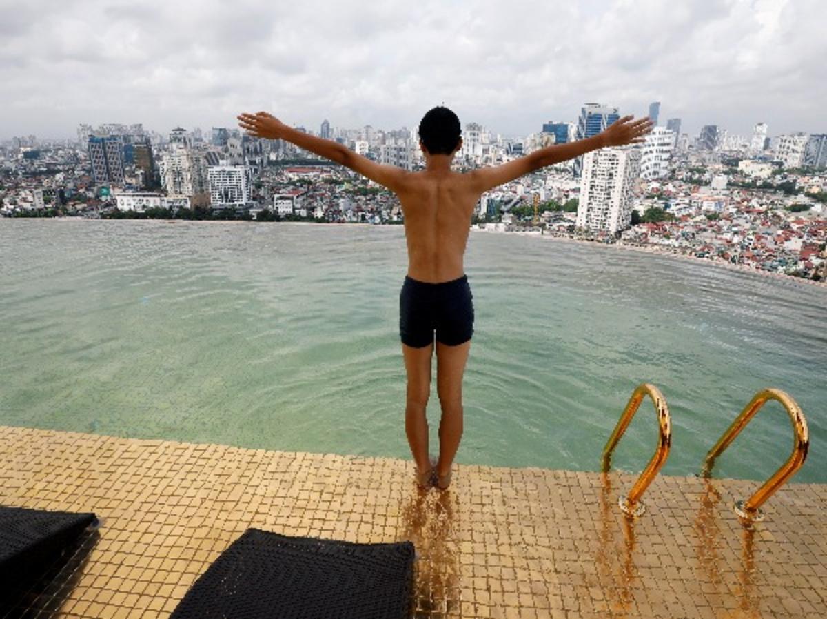 Gold-Plated Infinity Pool