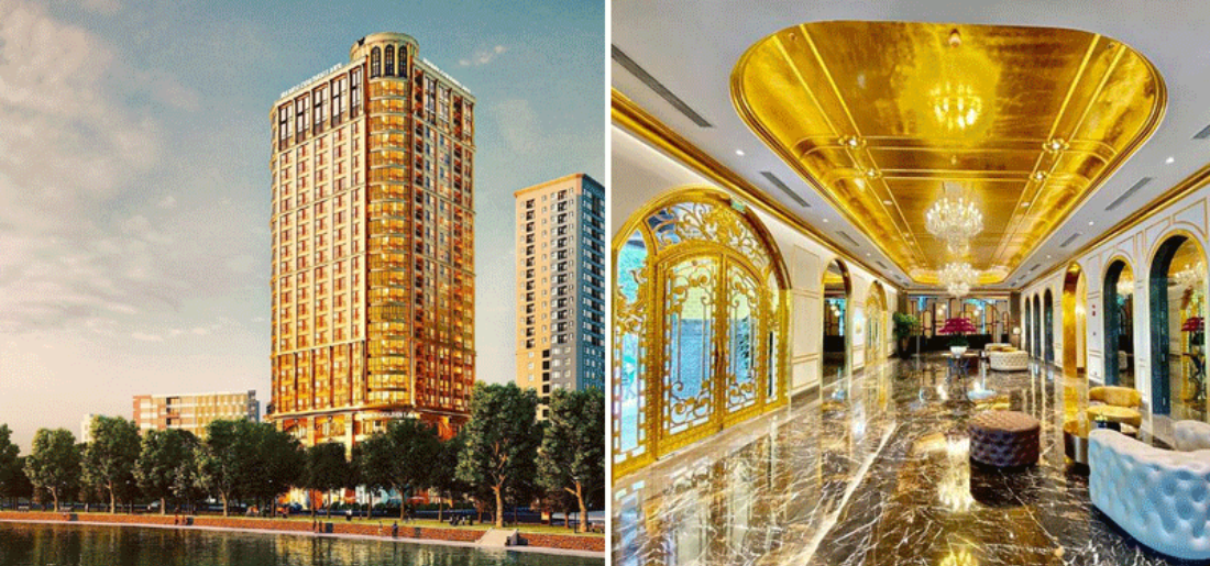 Inside The World's First Gold-Plated Hotel. Here's How Much It Will Cost You Per Night