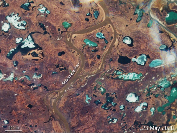 Russias 20000 Tonnes Oil Spill In Arctic Circle Is So Huge Its Visible From Space