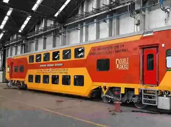 Indian Railways' Rolls Out Double-Decker Train Coach With 160 Kmph Speed