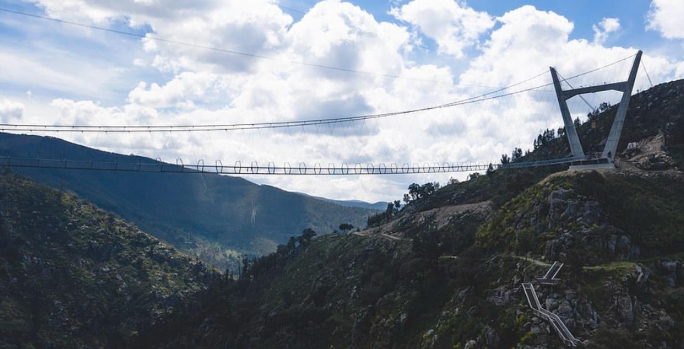 Breathtaking View Of 516 Arouca The World S Longest Suspended Footbridge In Portugal