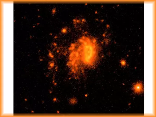 JO 201 galaxy as seen by AstroSat