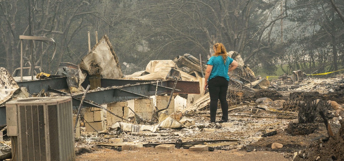'All Gone’ Southern Oregon Fire Victims Return Home To Find Everything