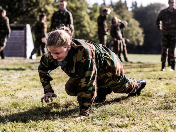 Princess Of Belgium Starts Military Training