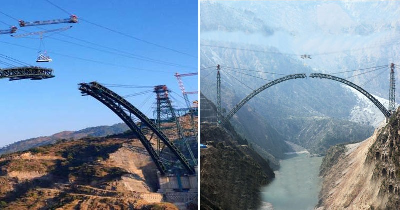 World's Highest Rail Bridge - Chenab Rail Bridge Is Almost Ready