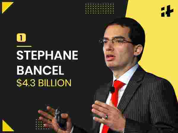 Stephane Bancel, the CEO of American vaccine maker Moderna, who is now worth $4.3 billion.