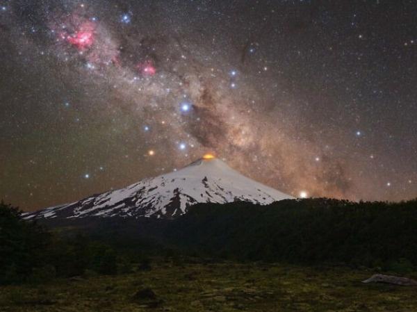 Volcano And Cross