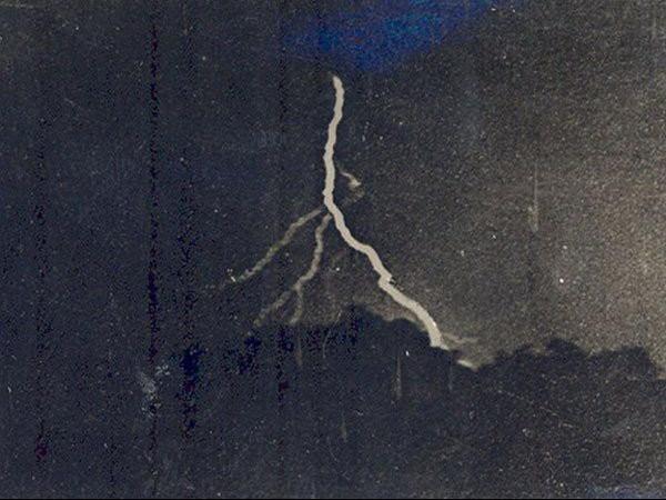 first lightning photo
