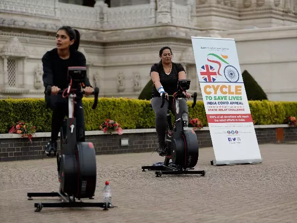 Women take part in Cycle to Save Lives