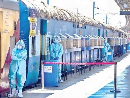 Indian Railways provided isolation beds in 20 Covid Care Coaches in Bhopal