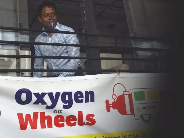 Oxygen on wheel