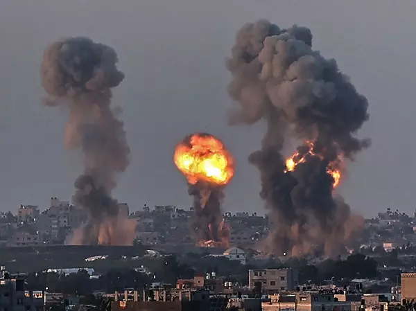Israel has carried out hundreds of air strikes in the crowded coastal enclave of Gaza.