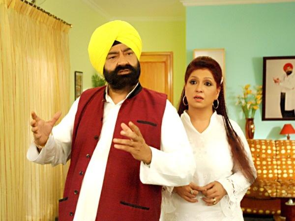 Jaspal Bhatti and Savita Bhatti