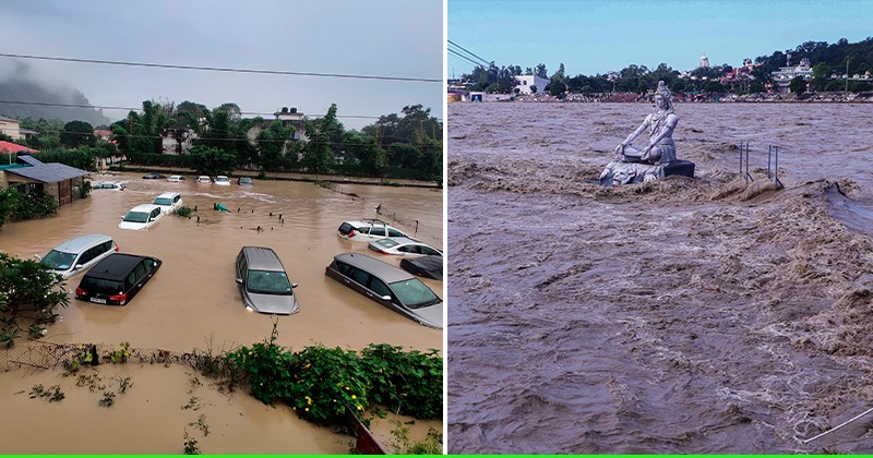 In Pics: Heavy Rain & Floods Wreak Havoc In Uttarakhand