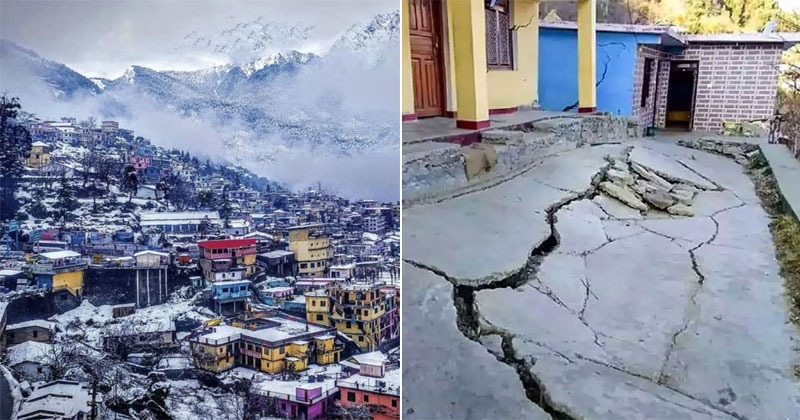 In Pictures: How Joshimath Is Crumbling With Every Crack In The Hills