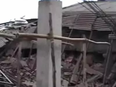Multi-story building collapses in Punjab