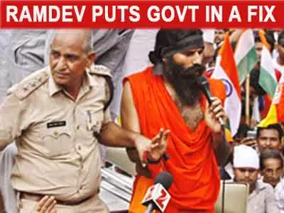 Ramdev refuses to leave, demands food for supporters