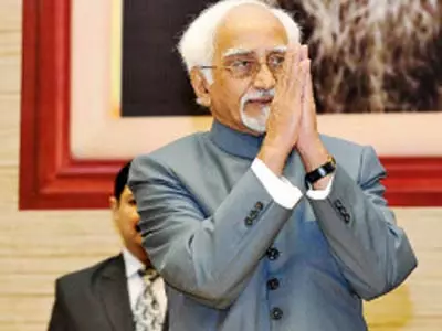 Hamid Ansari re-elected as Vice-President of India
