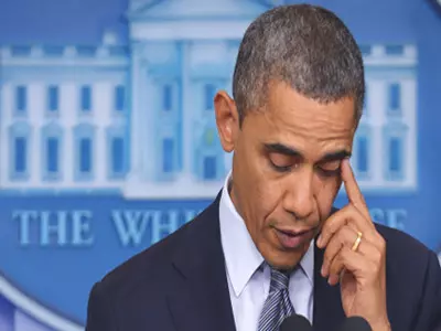 'Tearful' Barack Obama