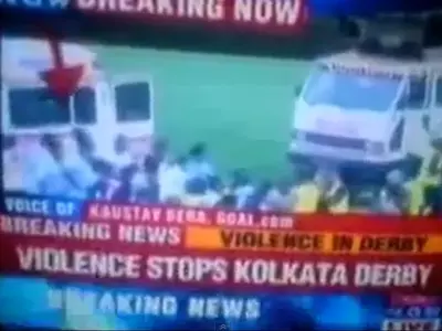 Violent Clash at Football Match in Kolkata