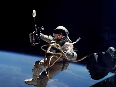 Cosmonauts on a 6-hr spacewalk