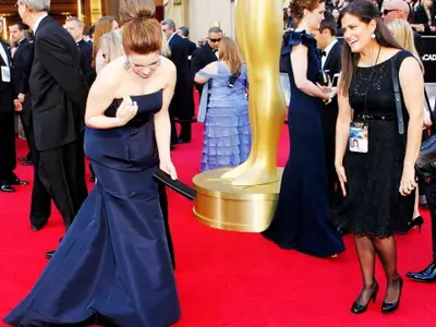 Funny Oscar Red Carpet moments