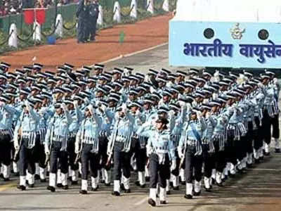 Woman leads IAF contingent for the first time in history