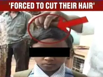 School chops off RTE quota kids' hair‎