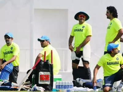 Team India flaunts new practice gear