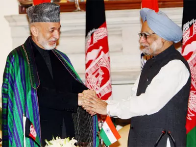 Hamid Karzai-Manmmohan Singh