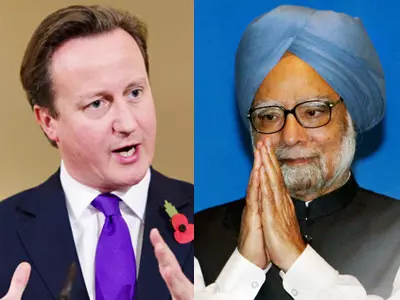 David Cameron-Manmohan Singh