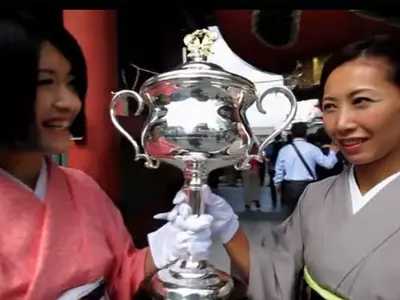 Australian Open Trophy in Japan