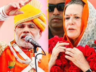 Modi taunts Sonia, says Cong scared to speak in Gujarat